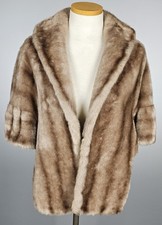 VTG Regina Glensea Glenoit faux fur coat vintage 60s 70s retro glam winter fall