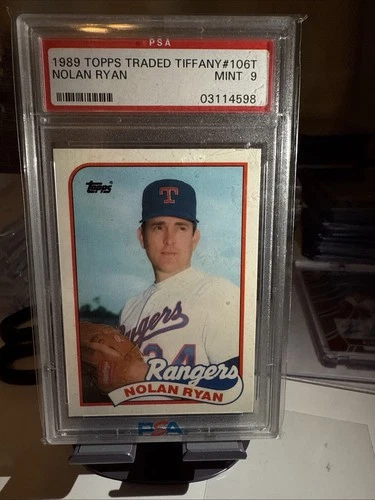 1989 Topps Traded Tiffany - Nolan Ryan #106T PSA 9