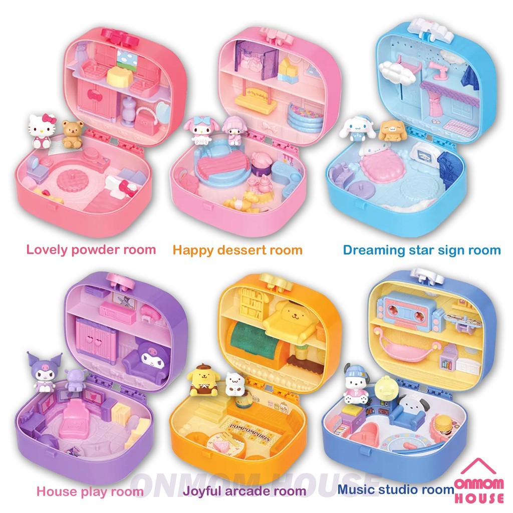 Sanrio Characters What's in my Pocket 6 Type Playroom with 2