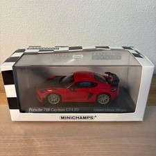 Minichamps Porsche 718 Cayman GT4 RS 1/43 Red Age14+