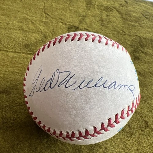 Ted Williams & Joe DiMaggio Signed Baseball AAU Certification from Estate. JFD