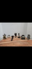 Vintage Durham Industries Lot Of 8 Die-Cast Apex Metal Miniature Furniture 
