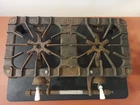 Vintage Griswold Cast Iron Cooktop, no. 202, Dual Burner