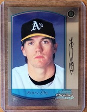 Barry Zito 2000 Bowman Chrome #419 Rookie Card RC. rookie card picture