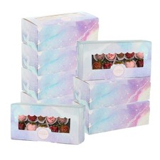 5.3 x 2.8 x 2" Starry Sky Bakery Boxes, 30 Pack