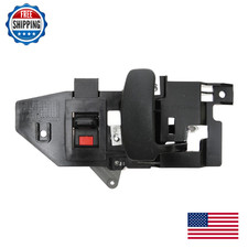 TRQ Passenger Side Black Interior Door Handle for 01-14 Chevy Express/GMC Savana