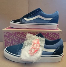 Vans Old Skool Navy White Women’s Size 6.0 - VN000D3HNVY