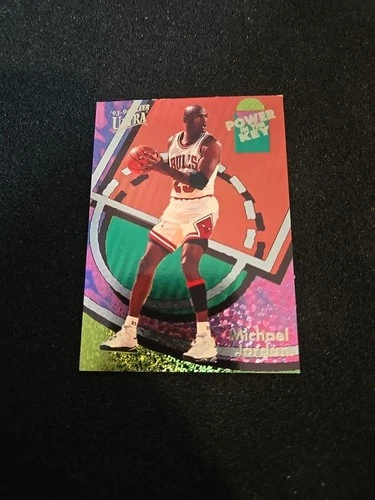 1993-94 Fleer Ultra #2 Michael Jordan Power in the Key Bulls