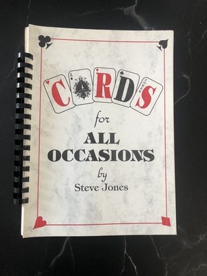 Seltenes Vintage Zauberbuch - Karten für alle Gelegenheiten von Steve Jones