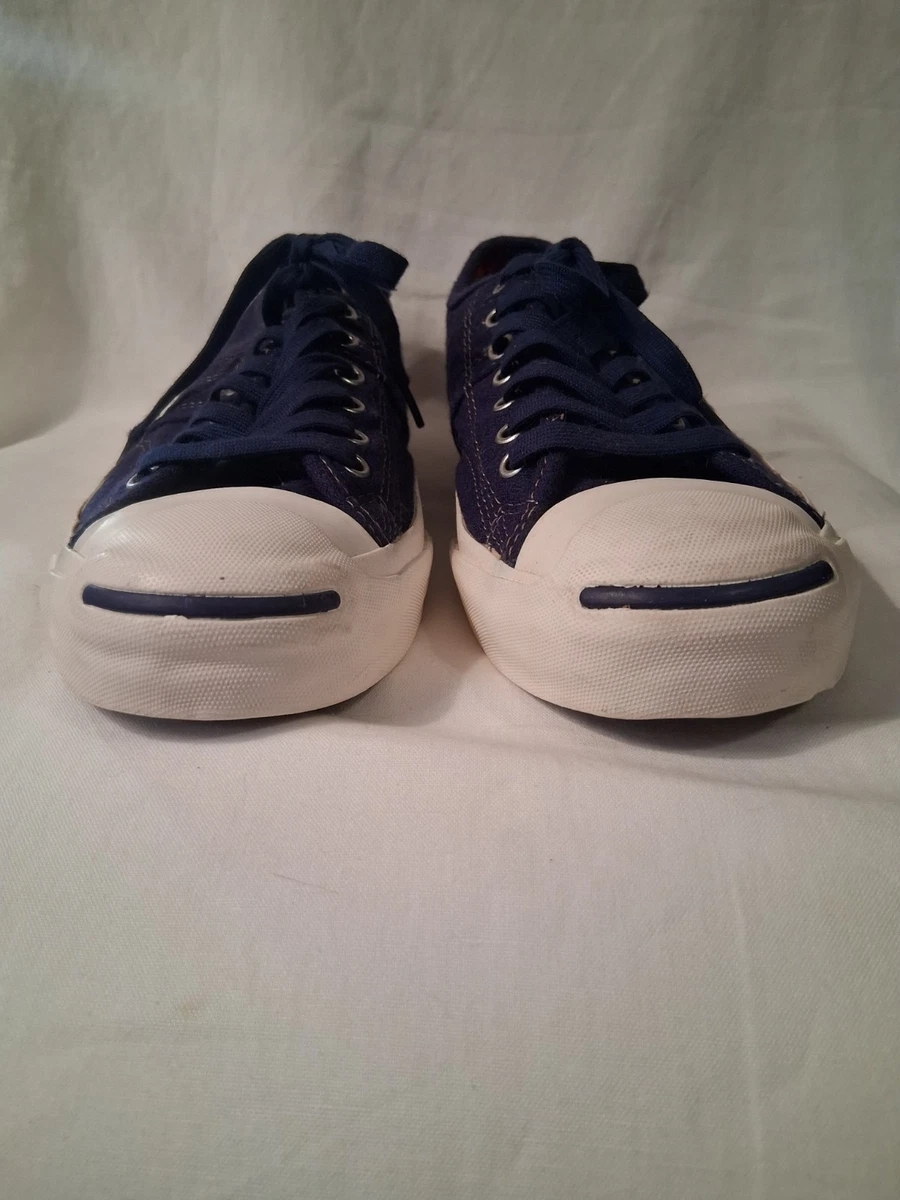 Converse Jack Purcell niedrig marineblau Wollfilz Prem herausnehmbare Innensohle Herren Gr. 8,5