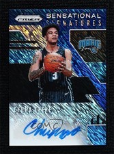2019 Panini Prizm Sensational Signatures FOTL Blue Shimmer Chuma Okeke Auto ex4