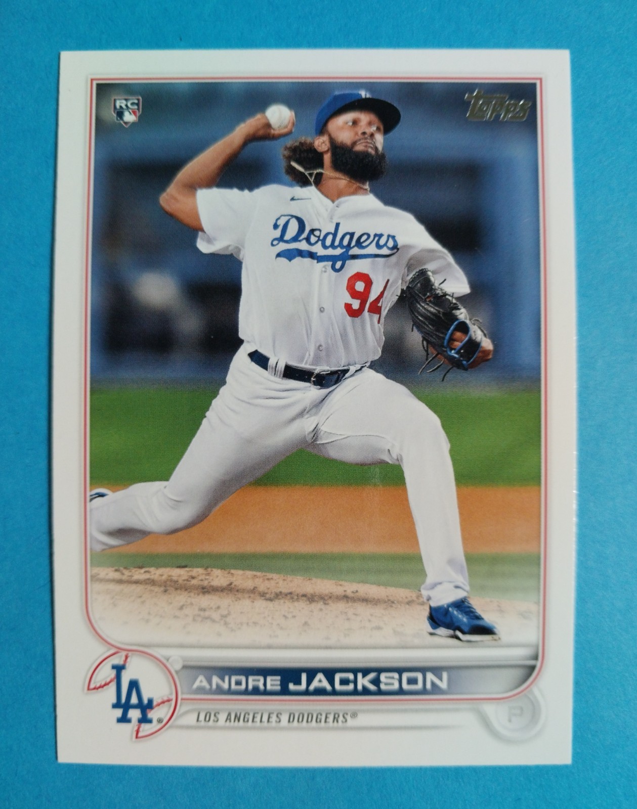 2022 Topps Series 1  Andre Jackson RC #258 Los Angeles Dodgers