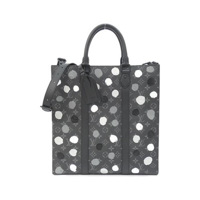 Authentische Louis Vuitton Monogram Eclipse (LV X YK) Sac Platter M46404 Tasc...