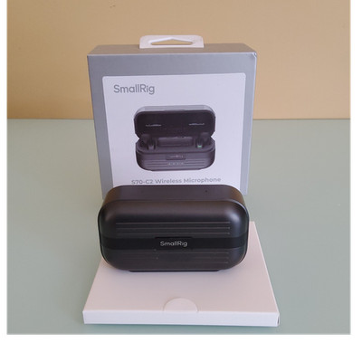 SmallRig S70-C2 Wireless Microphone with Charging Case, Black