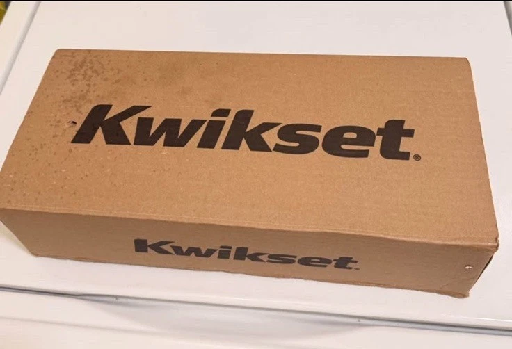 Juego de manijas de entrada exterior negro mate Kwikset San Clemente cerrojo Foto 4 de 4