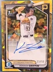 2024 Bowman 1st Chrome Draft Sapphire Edition Konnor Griffin Auto  gold /50