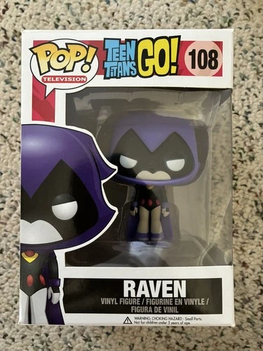 Funko Pop! Teen Titans Go! Raven #108 DC Universe Purple