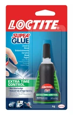 Loctite Super Glue Extra Time Control 4g Clear Precision Bonding Adhesive