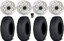 System 3 SB-7 15" Wheels Mh (6+1) 33" Coyote Tires Textron Wildcat XX