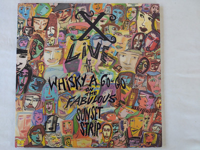 X - Live At The Whisky A Go-Go 2LP 1988 Elektra 9 60788-1 EX/EX