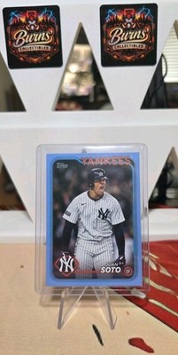 2024 Topps Update Juan Soto Father’s Day Blue #/50 Yankees/Mets 