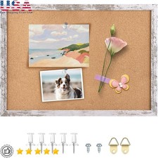 Multi-Functional Cork Bulletin Board Wall D cor Home Office School Cafe New
