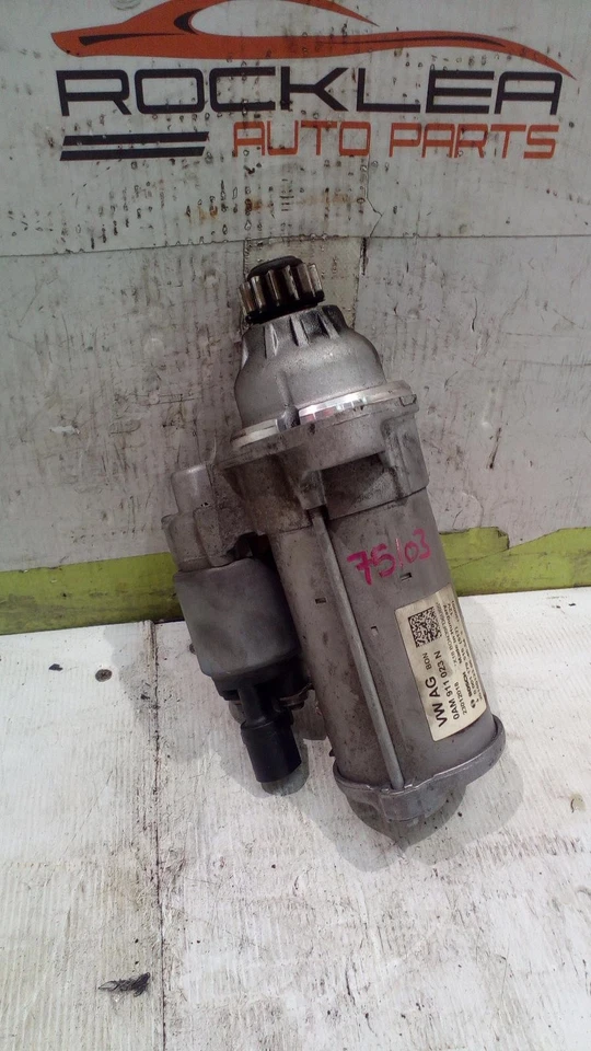 VOLKSWAGEN GOLF GEN 7 03/2013-08/2020 STARTER MOTOR PETROL 1.4L BOSCH 0AM911023N - image 2 of 4