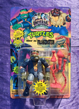 SEALED UNPUNCHED Playmates 1993 TMNT Mike as Frankenstein Universal Monsters