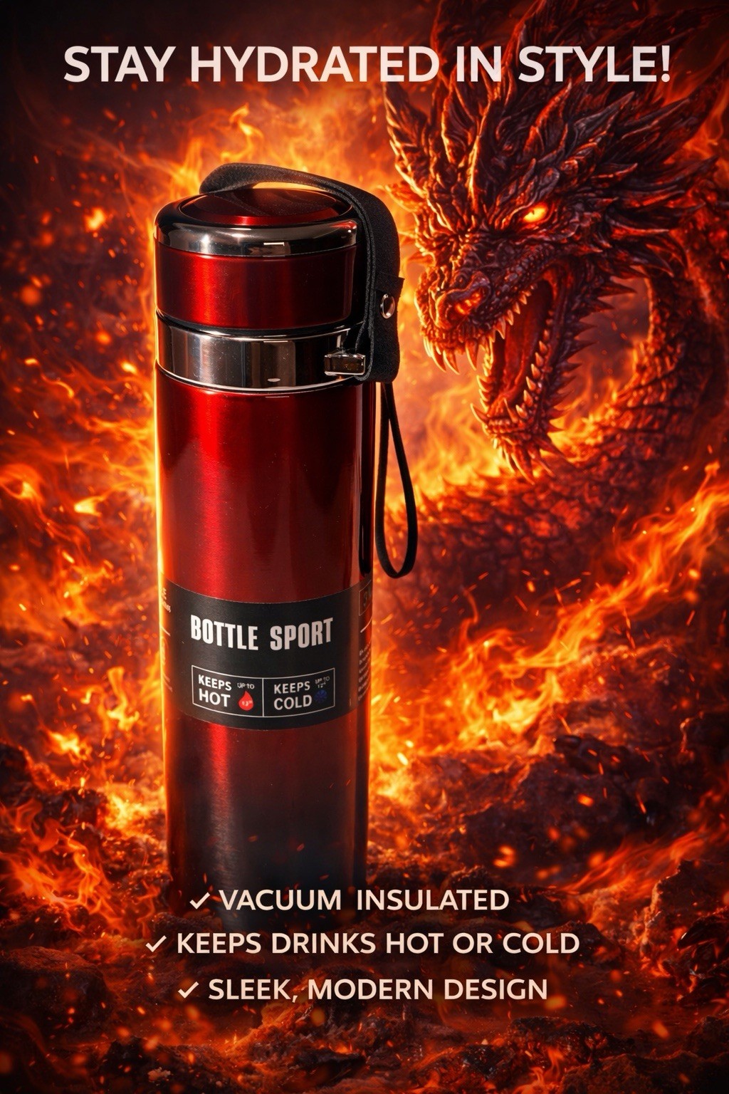 Hot Cold Vacuum Flask Coffee Thermos