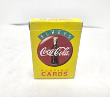 Vintage Always Coca-Cola Playing Cards Plastic Coated Coke 1994