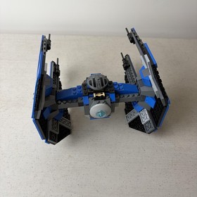 LEGO Star Wars 6206 TIE Interceptor Set TIE Pilot 100% Complete No Box