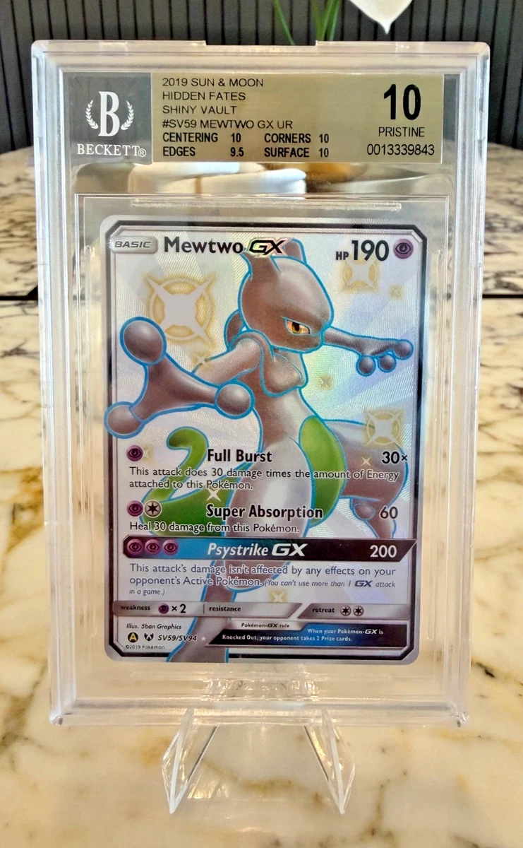 Pokémon Mewtwo Grade 10 Pokémon TCG Individual Collectible Card