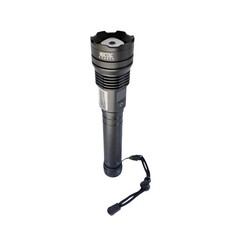 Linterna táctica de carga MUCTAC recargable LED con zoom 10000 mAh aluminio