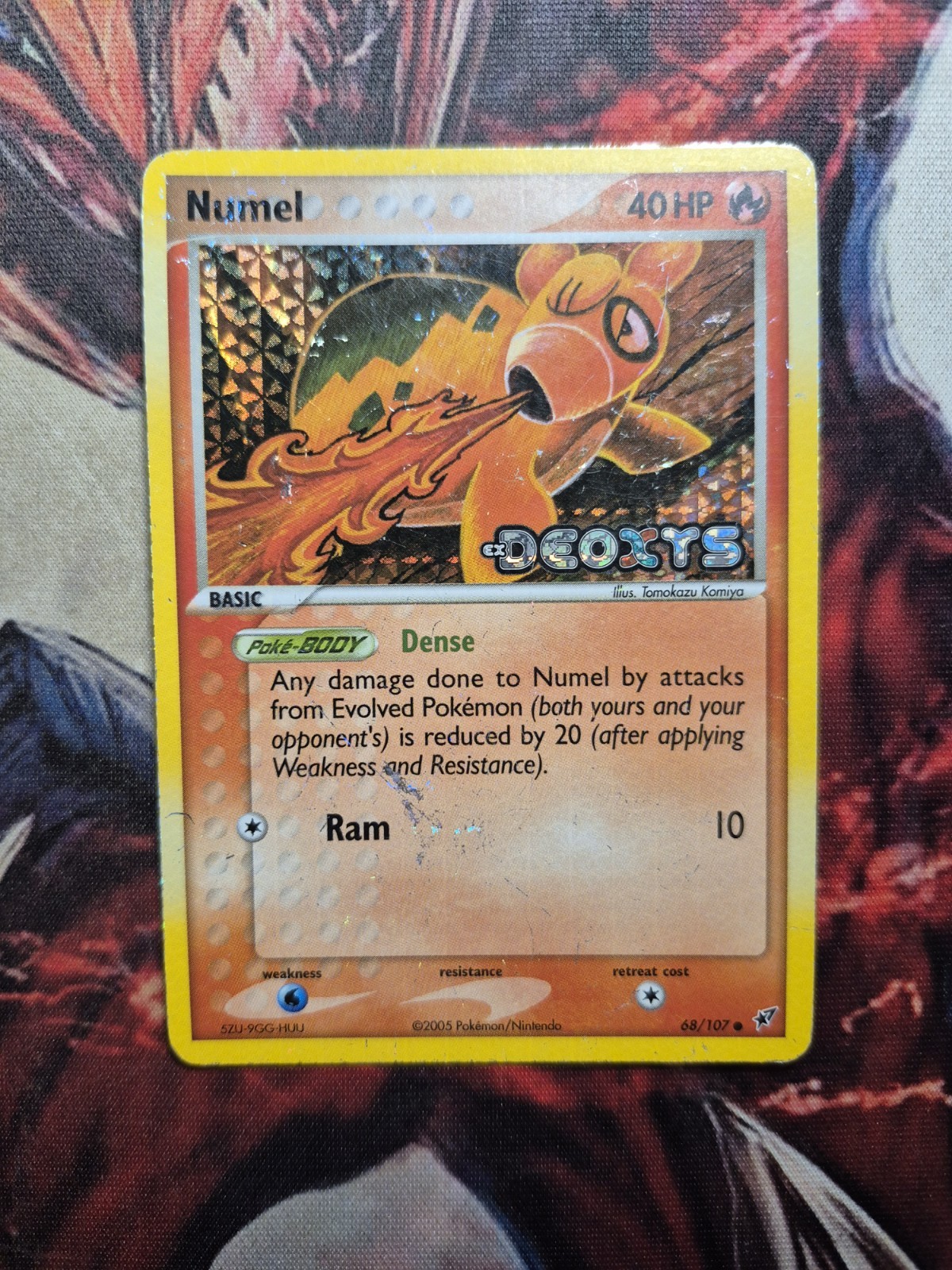 Numel 68/107 Reverse Holo EX Deoxys Pokemon English Card (MP)