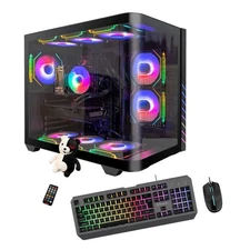 Liquid Cool Gaming PC Ryzen7 5800X RTX 5060 32GB RAM 1TB NvMe SSD WiFi6 BT WIN11