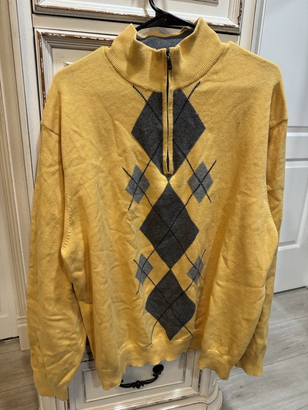 Izod Zip Up Men Sweater Size XL