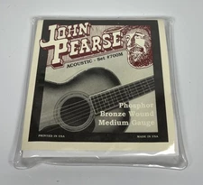 John Pearse #700M Acoustic Phosphor Bronze Wound Guitar Strings Medium Gauge
