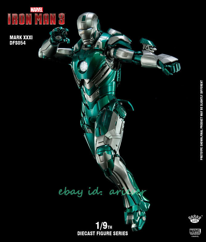 King Arts 1/9 DFS054 Alloy Movable Iron Man Mark 31 Alloy Action Figure In  Stock