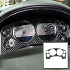 Real Carbon Fiber Dash Gauge Cluster Face Cover Fits 07-13 Silverado Sierra