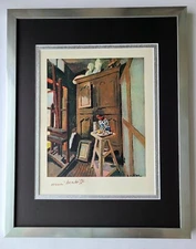 HENRI MATISSE 1948 AWESOME SIGNED PRINT MATTED AND FRAMED + BUY IT NOW !!