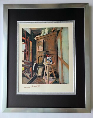 HENRI MATISSE 1948 AWESOME SIGNED PRINT MATTED and FRAMED BUY IT NOW !