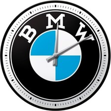 BMW Logo Nostalgia Zegar ścienny Szkło 31 cm Zegar ścienny Nowy
