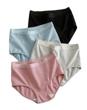 Panties Briefs, Comfy High Waist Everyday Panties, 4pcs