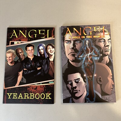 ANGEL YEARBOOK By Brian Lynch & Scott Tipton  + Angel A Hole In The World