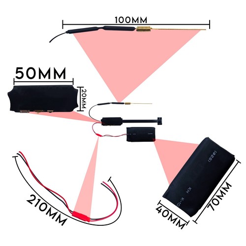 MICROCAMERA video camera WIFI MP4 visione notturna a colori con lunga batteria - Foto 5 di 5