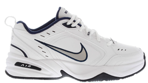 nike air monarch trainers in white
