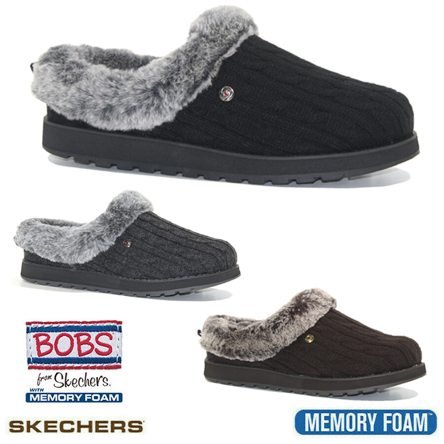 skechers memory foam slippers