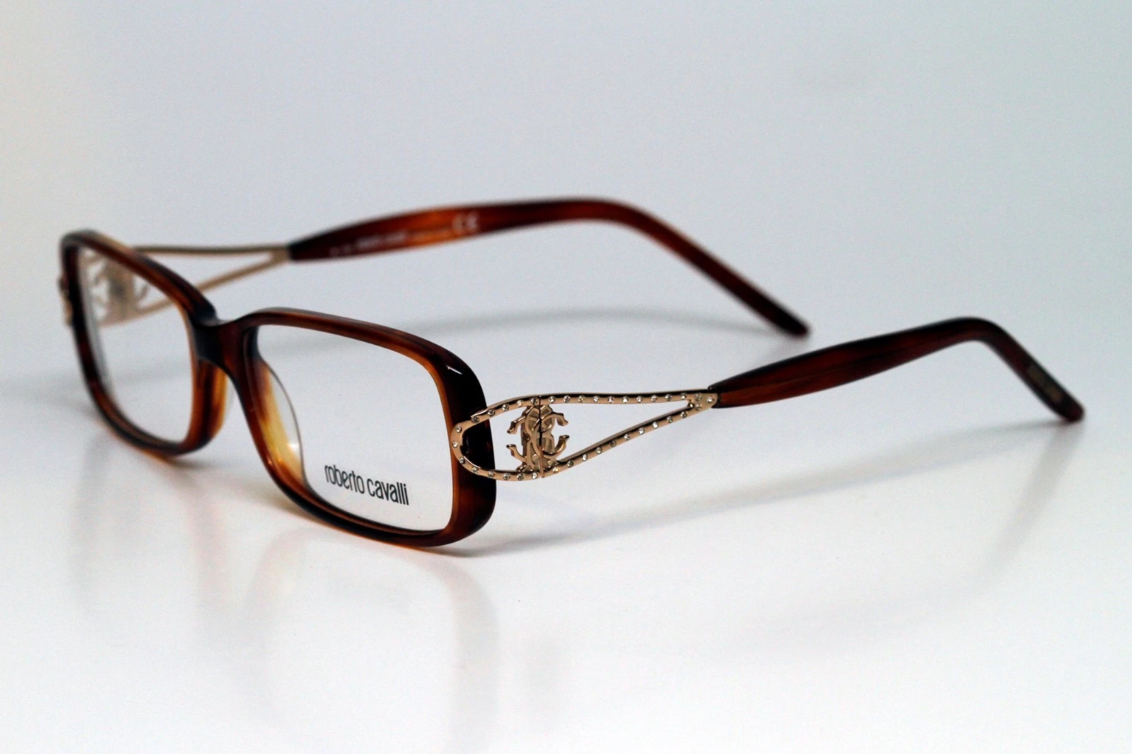 ROBERTO CAVALLI RC490 RC 490 CALCITE 053 Havana Eyeglass Frame Eyewear 54 16 135