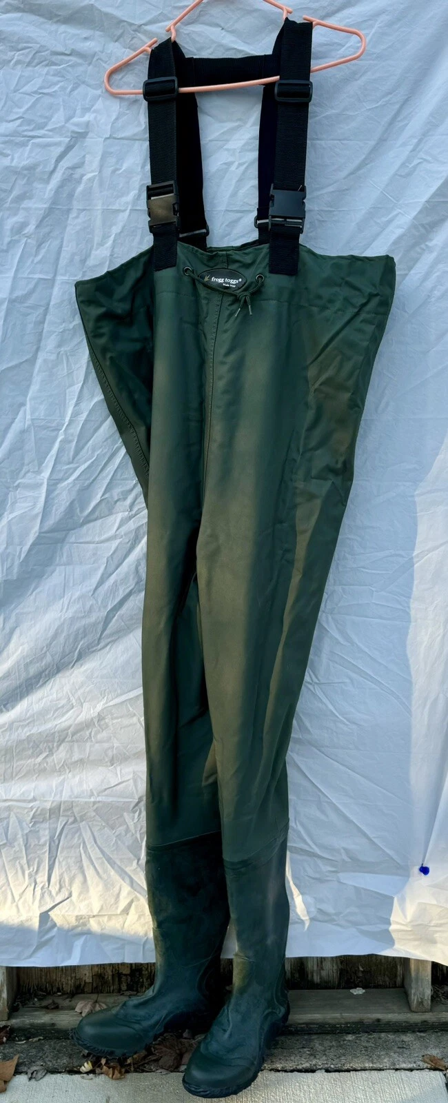 Frogg Toggs Men's Cascades Bootfoot Poly/Rubber Cleated Chest Wader - Size 10