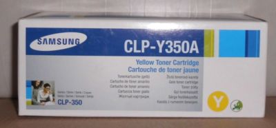 Original Samsung CLP-Y350A yellow toner for CLP-350 original packaging A